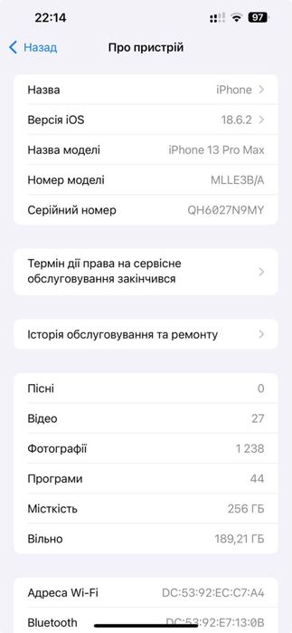 Продам iphone 13 pro max 256