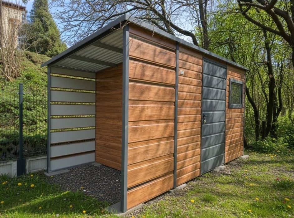 Domek ogrodowy, schowek narzędziowy, dowolna konfiguracja,ocynk profil