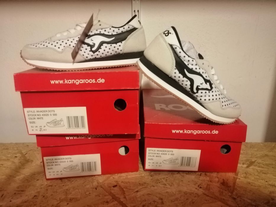 Nowe Kangaroos Invader Dots rozmiar 37 23cm