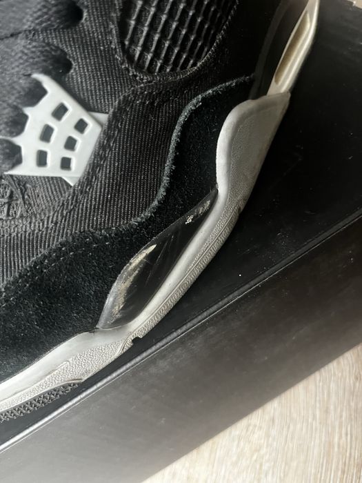 Jordan 4 Black Canvas