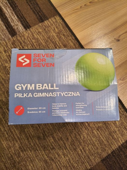 Piłka gimnastyczna rozmiar 65cm nowa