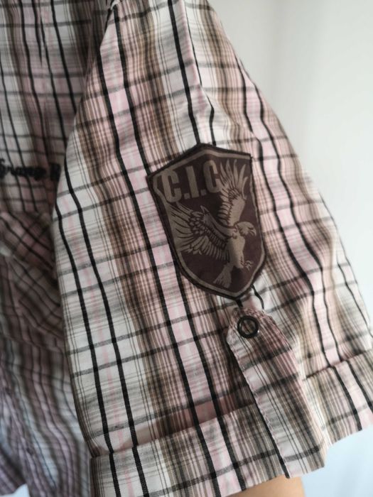 Takko Fashion Southern koszula w kratę z krótkim rękawem 39/40/M