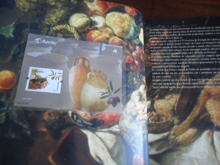 "Sabores da Europa... com selos" - de José Quitério - 1ª Ed 2008 - CTT