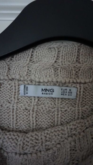 Sweter beżowy - MANGO, rozm. S/36