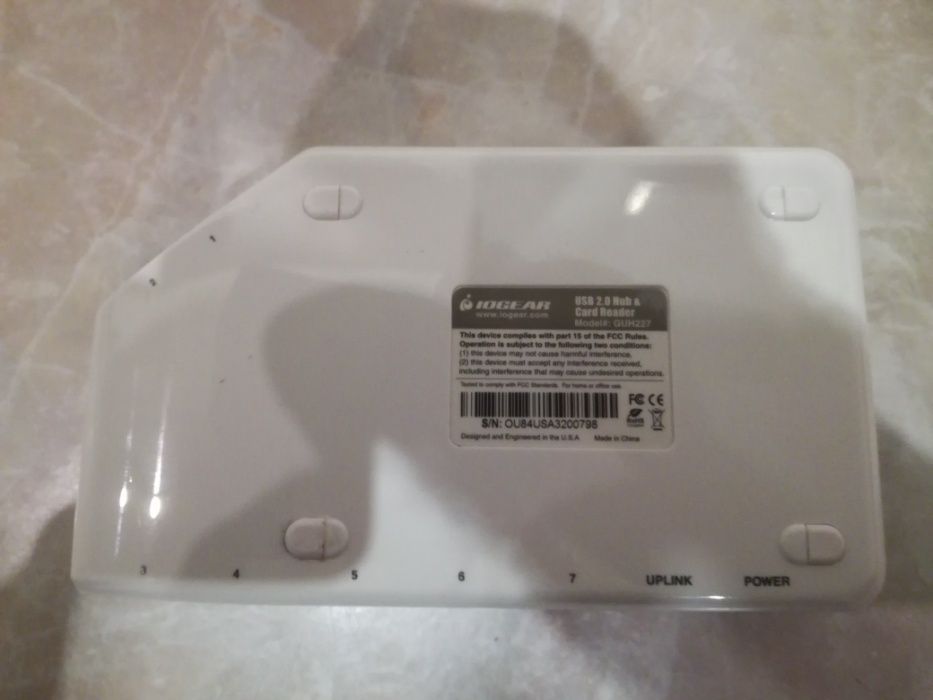 Hub USB 2.0, 7 portów, IOGEAR