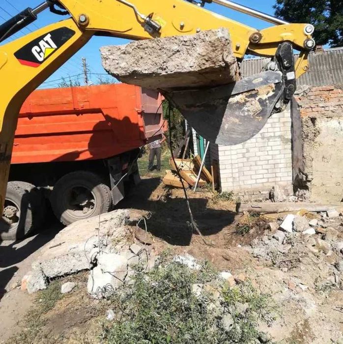 Уборка снега ЭКСКАВАТОР расчистка /  Трактор + КАМАЗ / Вывоз Снега