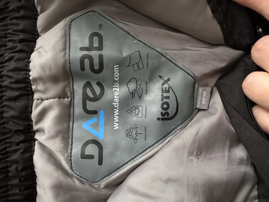 Чорні лижні штани 140