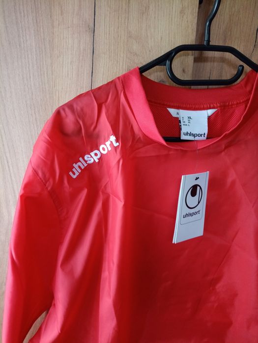 Bluza wiatrówka Uhlsport, rozmiar XL, nowa z metką, ściągacz. Wymiary