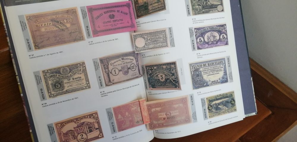 Coleção JN notas e moedas