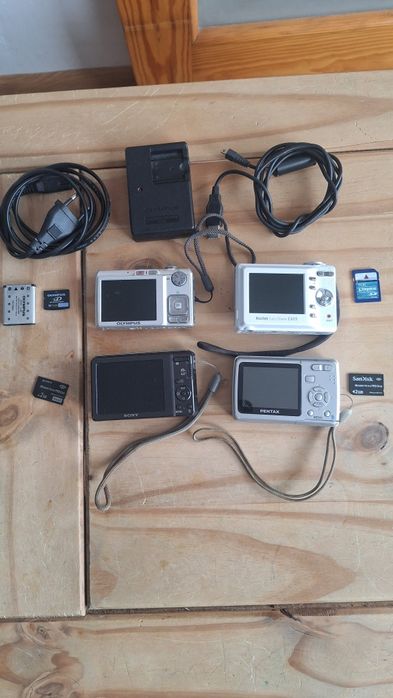 Aparaty cyfrowe. Olympus, Sony, Kodak, Pentax, Nikon