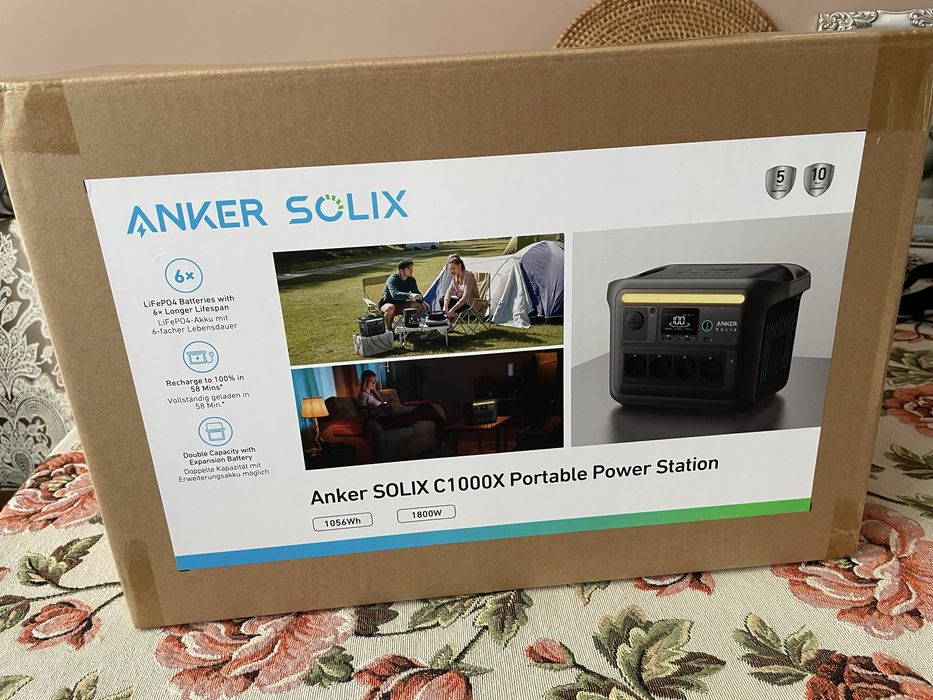Anker Solix C1000 X (1800 Вт) портативна електростанція