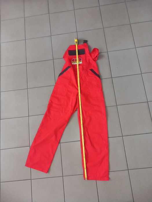 Spodnie komplet roboczy ogrodniczki z bluzą