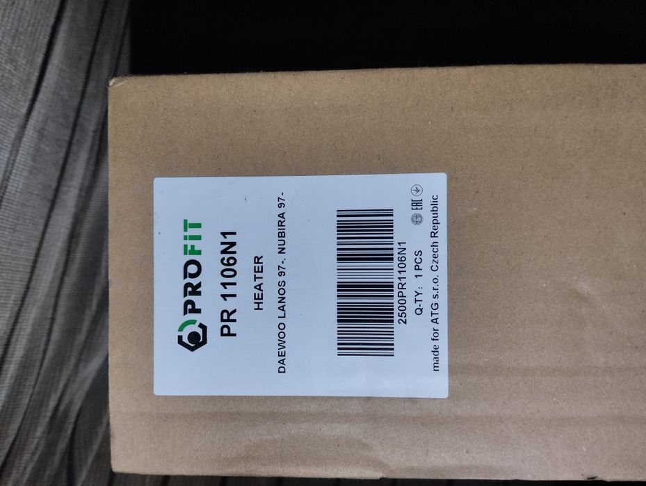 Радіатор печки Ланос