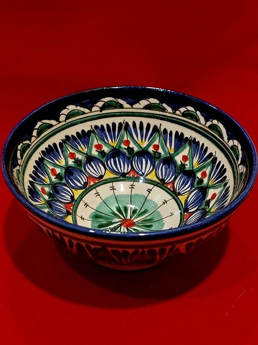 Узбекская тарелка "Пахта"