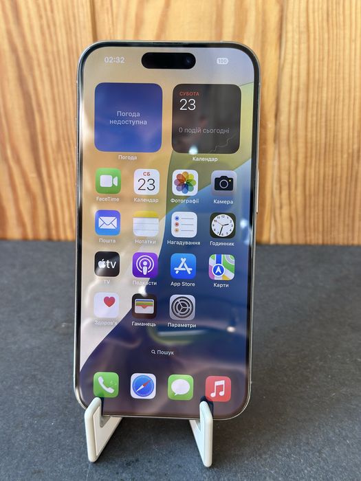 iPhone 15 Pro 256Gb Natural Space gray в гарному стані