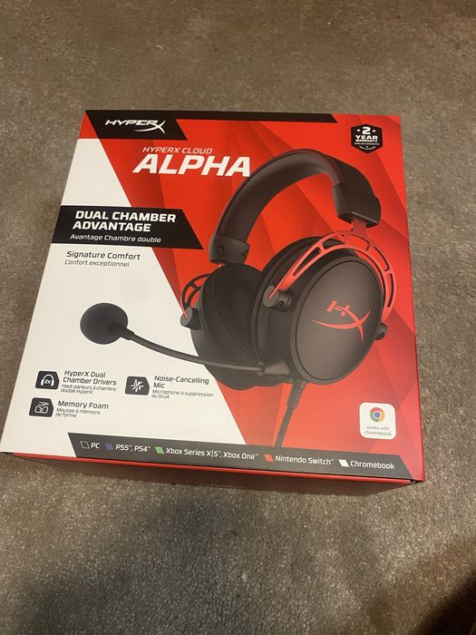 HyperX Cloud Alpha – nowe, nieużywane