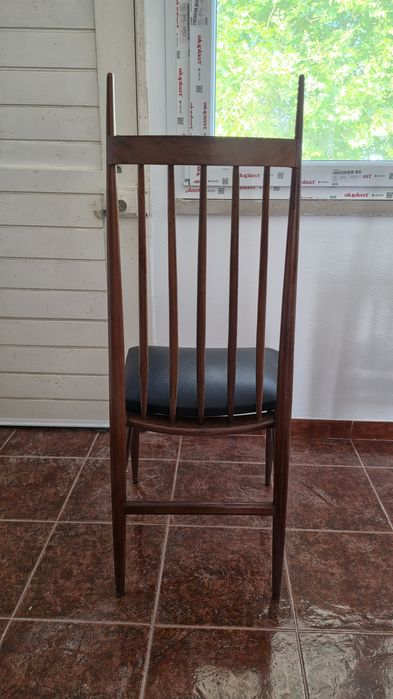 Conjunto Sala de Jantar Mid-Century: Mesa Extensível + 6 Cadeiras (Impecáveis) + vitrine