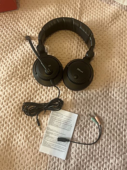 Навушники Trust Como Headset Black