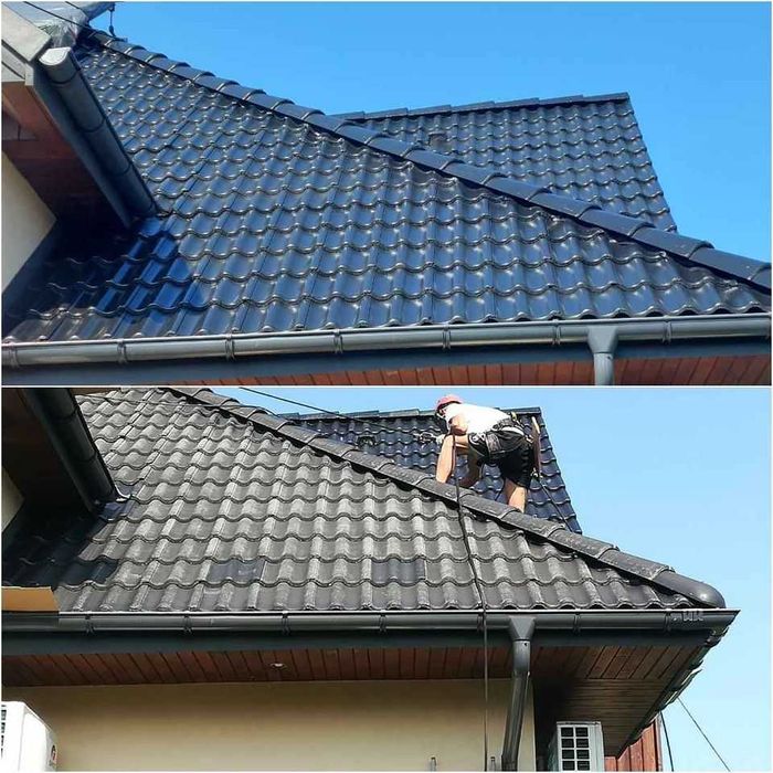 Malowanie Dachów Malowanie Elewacji Wymiana rynien, Kominy