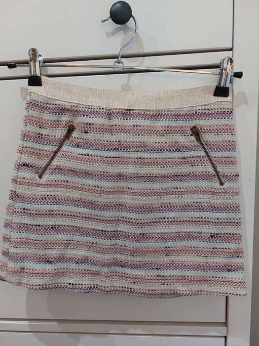 Zara Girls' Tweed Skirt, Size 9/10 Years