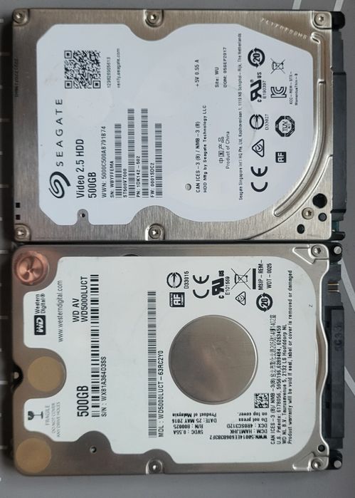 Dwa Dyski uszkodzone