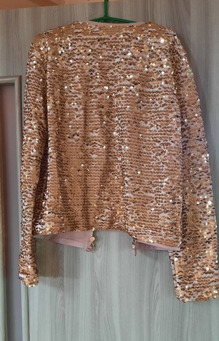 Кофточка з паєтками H&M, нарядна блуза 146/152