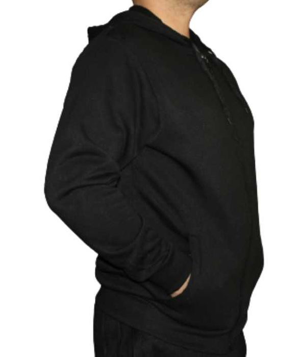 Męska bluza na suwak z kapturem rozmiary od M do 9XL