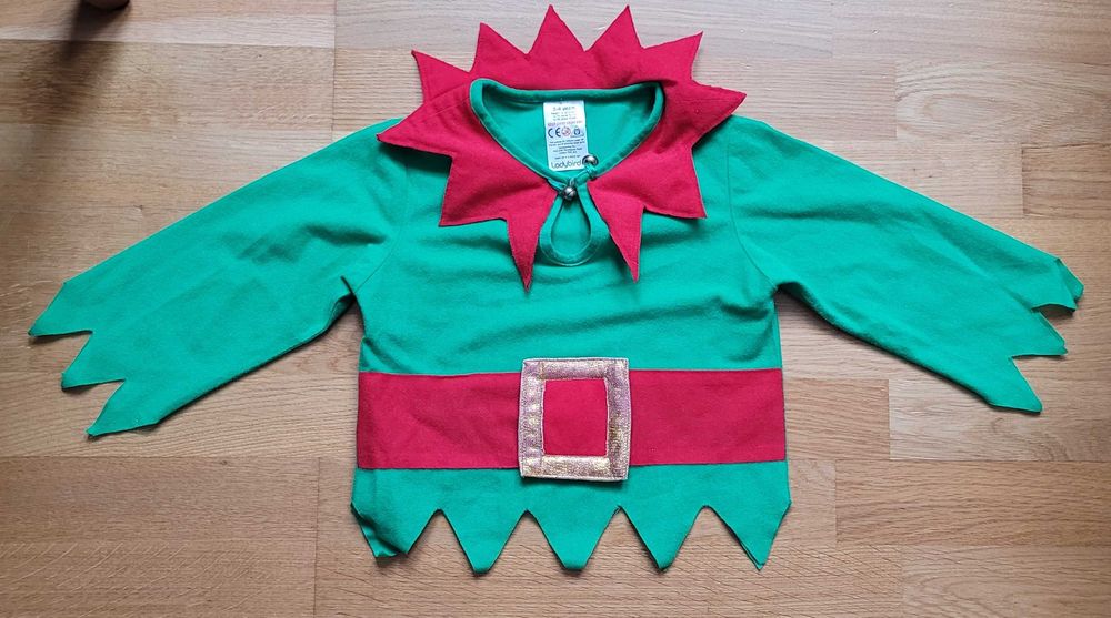 Strój karnawałowy skrzat koszulka