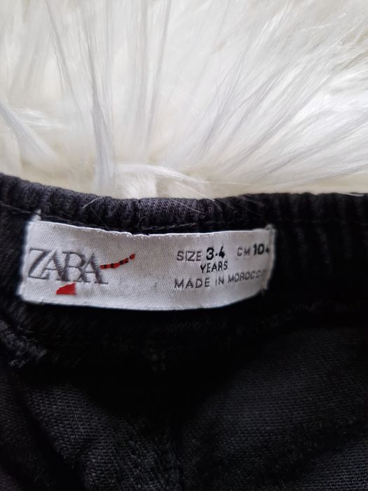 Spodnie jeansowe joggery Zara r 104