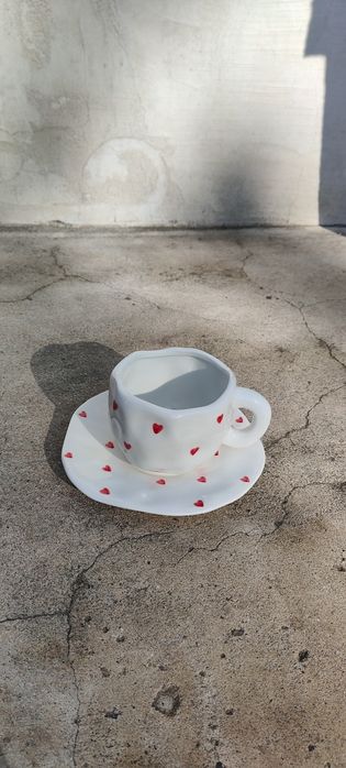 Чашка з блюдцем комплект