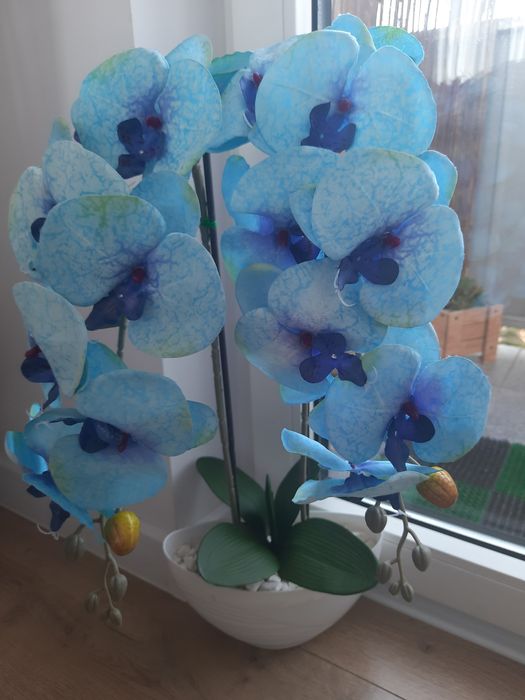 Storczyk sztuczny satynowy jak żywy