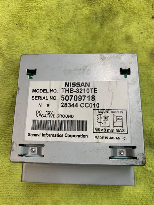 Блок управления управления навигации nissan murano z50 28344cc010