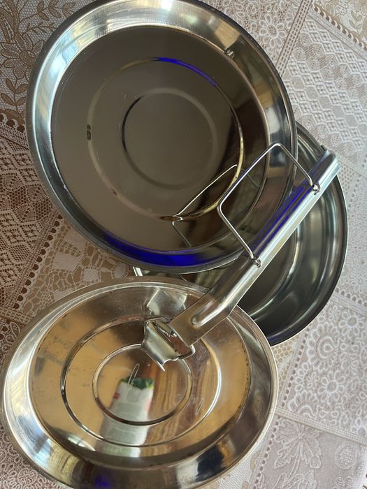 Marmita de inox puro nova