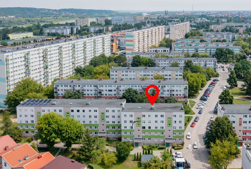 M4, na parterze z balkonem i ogródkiem, 62 m2. Przestronne mieszkanie do wynajęcia, ul. Rajska Włocławek