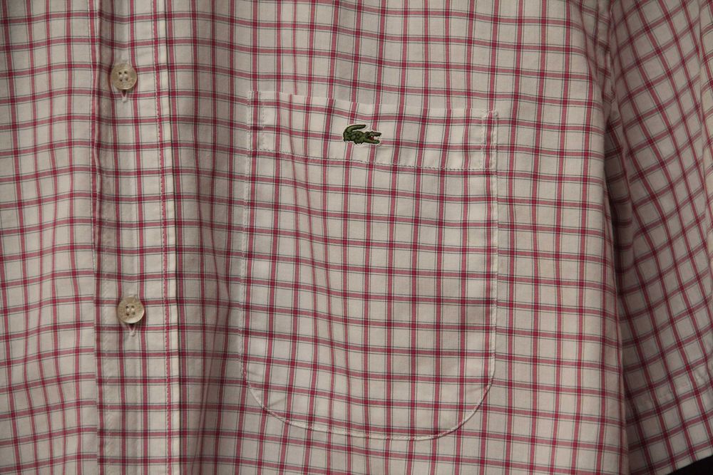 Lacoste рр xl 42 рубашка из хлопка yarmouth