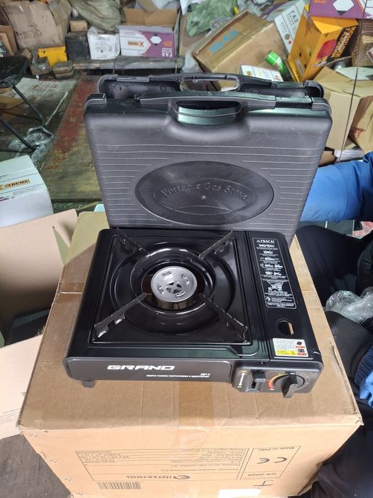 Печка газова туристична з  адаптером