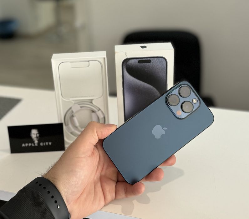 IPhone 15 Pro 256 Blue Titanium Гарантія Магазин+обмін