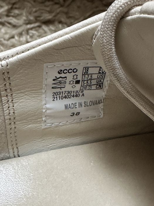 кросівки ecco chunky sneaker шкіряні