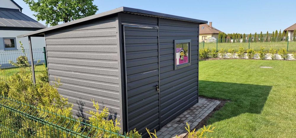 Schowek / Wiata / Altana na Narzędzia / Złoty Dąb / Garaż  – Maj-BlacH