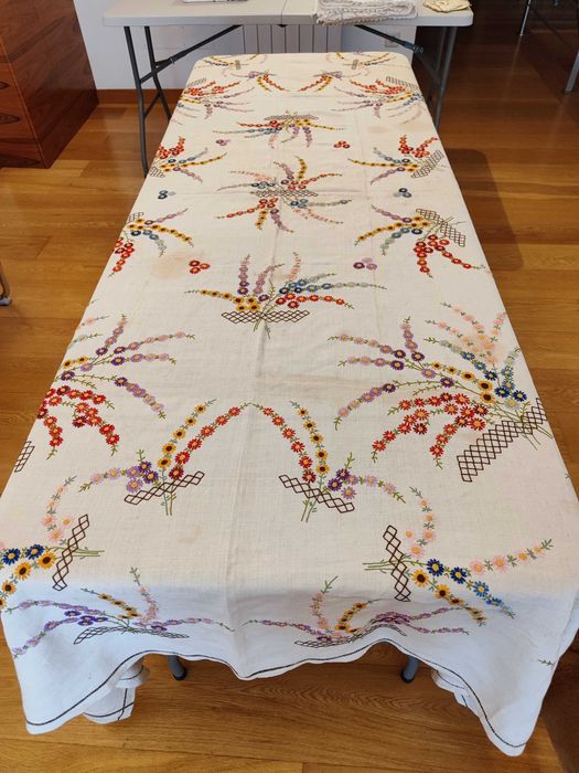 Toalha de linho antiga