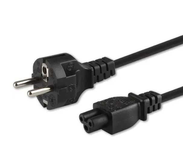 Kabel zasilający do zasilacza laptopa Koniczynka (0,5m-1m)