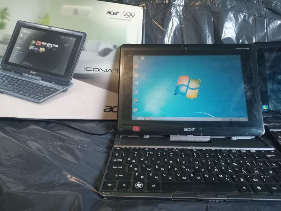 Планшет Acer Iconia Tab W500 + док-станція на Віндовсі з USB ЦІНА ЗА ДВА КОМПЛЕКТИ