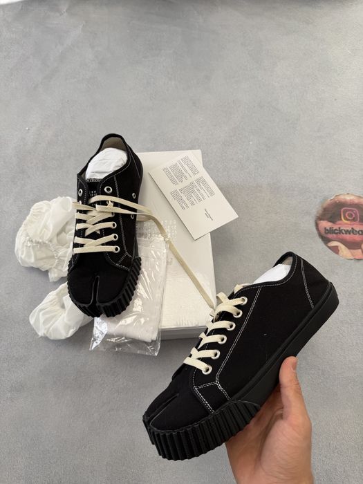 кеды Maison margiela tabi black 37 38 39 40 41 42 43 44 45