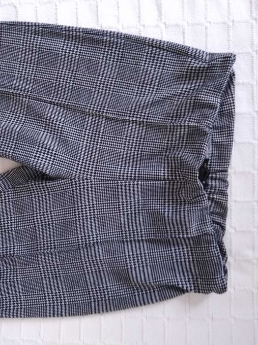 Calças Padrão Quadriculado MO Woman M