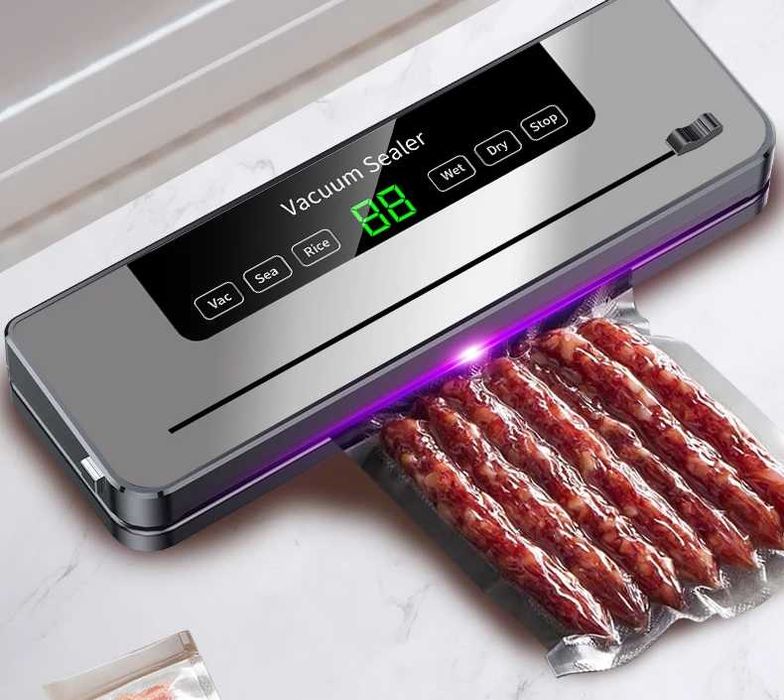 Máquina seladora de alimentos a vácuo