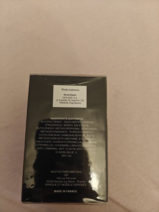 Nogę perfumy Agatha Paris 50 ml