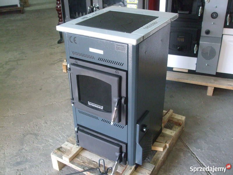 Piec kuchenny Termomont Temy ES-10 z funkcją C.O. 10 KW.