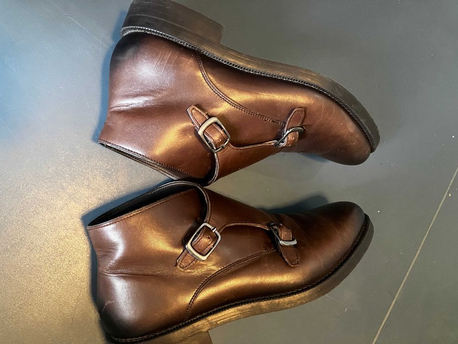 Botins Zara Man, 41, pele castanha