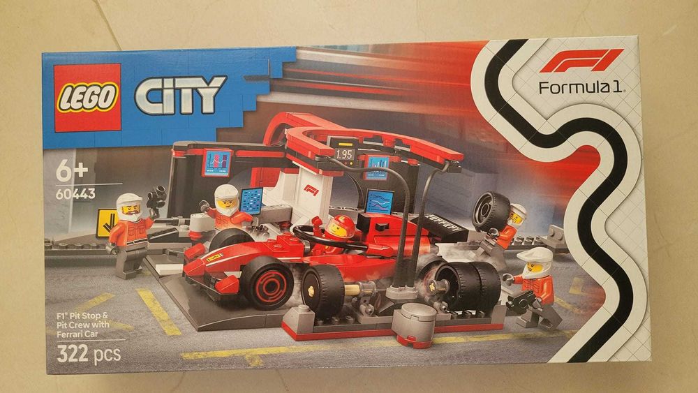 LEGO 60443 – CITY – F1 Pit Stop & Pit Crew, Brand New and Sealed – 33% off RRP64176325279747120