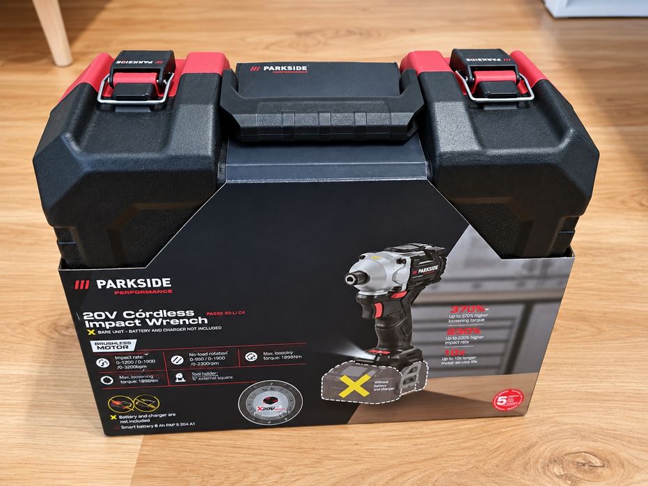 Parkside Performance PASSAP 20-Li D3 – zakrętarka udarowa 20V